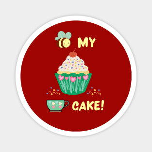 Bee My Cupcake Valentine Love Magnet